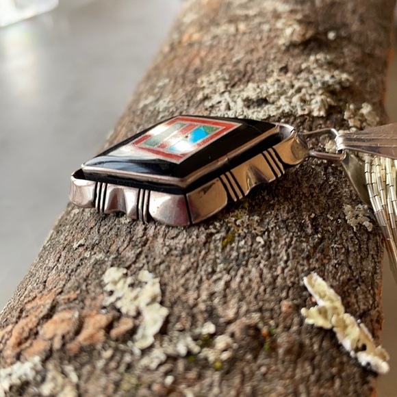 Vintage Gilbert Nelson Navajo nNative American Pendant - Picture 14 of 14